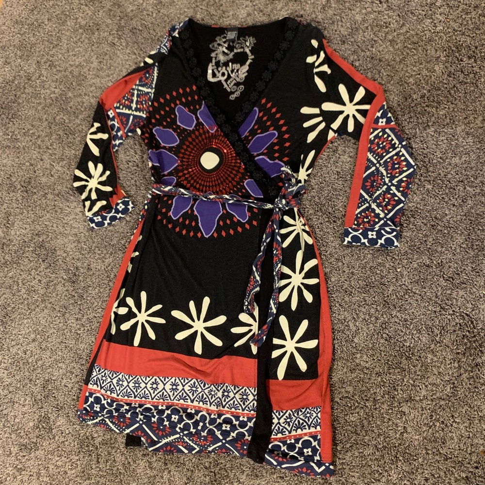 Desigual Wrap Dress sz.XL